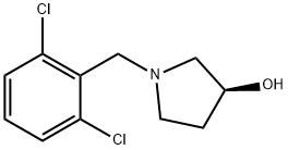 (S)-1-(2,6-Dichloro-benzyl)-pyrrolidin-3-ol Structure