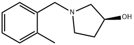 (S)-1-(2-Methyl-benzyl)-pyrrolidin-3-ol Structure