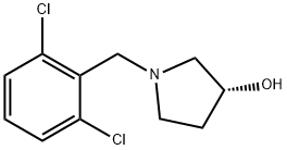 (R)-1-(2,6-Dichloro-benzyl)-pyrrolidin-3-ol Structure