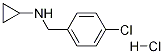 (4-Chloro-benzyl)-cyclopropyl-aMine hydrochloride Structure