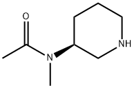 N-Methyl-N-(S)-piperidin-3-yl-acetaMide Structure