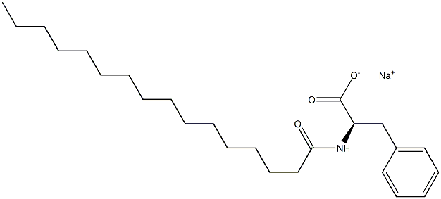 N-Hexadecanoyl-D-phenylalanine sodiuM salt Structure