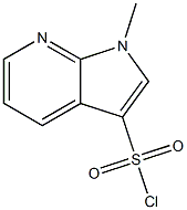1-Methyl-1H-pyrrolo[2,3-b]pyridine-3-sulfonyl chloride Structure