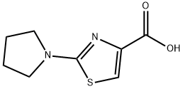 Sodium 2-pyrrolidin-1-yl-1,3-thiazole-4-carboxylate Structure