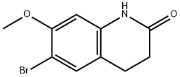 6-Bromo-7-methoxy-1,2,3,4-tetrahydroquinolin-2-one Structure