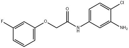 N-(3-amino-4-chlorophenyl)-2-(3-fluorophenoxy)acetamide Structure