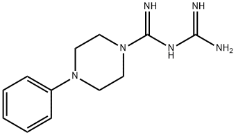 N-[Amino(imino)methyl]-4-phenylpiperazine-1-carboximidamide Structure