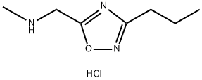 N-methyl-1-(3-propyl-1,2,4-oxadiazol-5-yl)methanamine hydrochloride Structure
