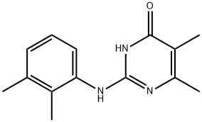 2-[(2,3-Dimethylphenyl)amino]-5,6-dimethylpyrimidin-4(3H)-one Structure