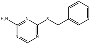 4-(Benzylthio)-1,3,5-triazin-2-amine Structure