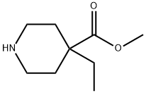 Methyl 4-ethylpiperidine-4-carboxylate hydrochloride Structure