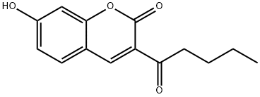 7-Hydroxy-3-pentanoyl-2H-chromen-2-one Structure