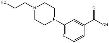 2-[4-(2-Hydroxyethyl)-1-piperazinyl]-isonicotinic acid Structure