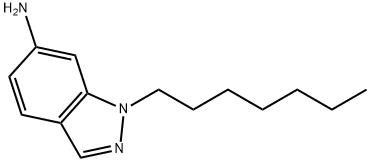 1-Heptyl-1H-indazol-6-amine Structure