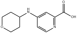 4-(Oxan-4-ylamino)pyridine-2-carboxylic acid Structure