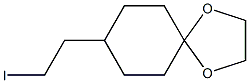 8-(2-Iodoethyl)-1,4-dioxaspiro[4.5]decane Structure