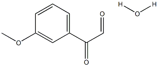 2-(3-Methoxyphenyl)-2-oxoacetaldehyde hydrate Structure