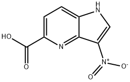 3-Nitro-4-azaindole-5-carboxylic acid Structure