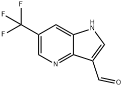 6-TrifluoroMethyl-4-azaindole-3-carbaldehyde Structure