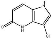 3-Chloro-5-hydroxy-4-azaindole Structure