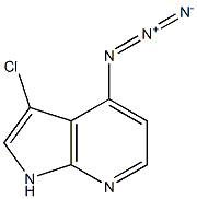 4-Azido-3-chloro-7-azaindole Structure