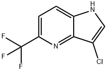 3-Chloro-5-trifluoroMethyl-4-azaindole Structure