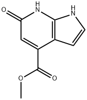 6-Hydroxy-7-azaindole-4-carboxylic acid Methyl ester Structure