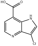 3-Chloro-4-azaindole-7-carboxylic acid Structure