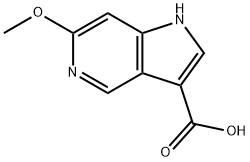 6-Methoxy-5-azaindole-3-carboxylic acid Structure
