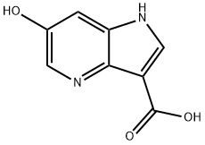6-Hydroxy-4-azaindole-3-carboxylic acid Structure
