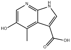 5-Hydroxy-4-Methyl-7-azaindole-3-carboxylic acid Structure