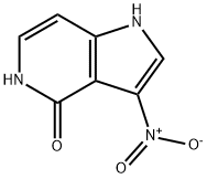 4-Hydroxy-3-nitro-5-azaindole Structure