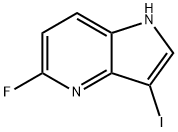 5-Fluoro-3-iodo-4-azaindole Structure