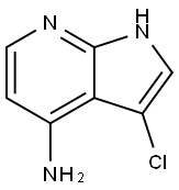 4-AMino-3-chloro-7-azaindole Structure