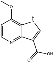 7-Methoxy-4-azaindole-3-carboxylic acid Structure