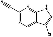 3-Chloro-6-Cyano-7-azaindole Structure