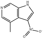 4-Methyl-3-nitro-6-azaindole Structure