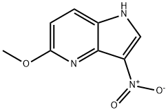 5-Methoxy-3-nitro-4-azaindole Structure
