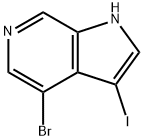 4-BroMo-3-iodo-6-azaindole Structure