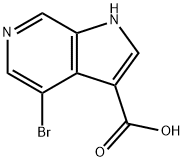 4-BroMo-6-azaindole-3-carboxylic acid Structure