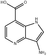 3-AMino-4-azaindole-7-carboxylic acid Structure