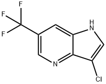 3-Chloro-6-trifluoroMethyl-4-azaindole Structure