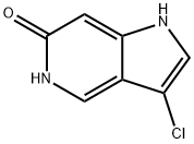 6-Hydroxy-3-chloro-5-azaindole Structure