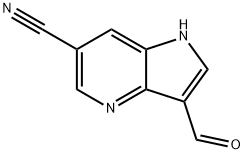 6-Cyano-4-azaindole-3-carbaldehyde Structure