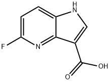 5-Fluoro-4-azaindole-3-carboxylic acid Structure
