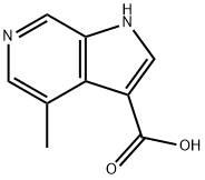 4-Methyl-6-azaindole-3-carboxylic acid Structure
