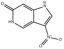 6-Hydroxy-3-nitro-5-azaindole Structure