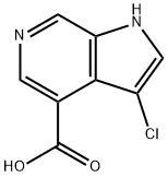 3-Chloro-6-azaindole-4-carboxylic acid Structure