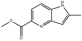2-Methyl-4-azaindole-5-carboxylic acid Methyl ester Structure