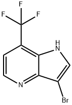 3-BroMo-7-(trifluoroMethyl)-4-azaindole Structure
